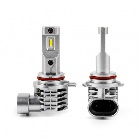 Proiectoare, Lampi & Leduri - Set 2 leduri HB4 / 9006 M4 Canbus 3000K pentru proiector auto, putere 50W, luminozitate 6400 Lm, 12V-24V M4-HB4