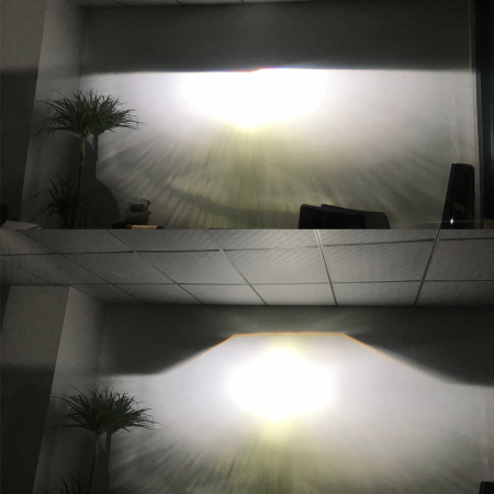 Set 2 Lupe Bixenon Mini D2S 2,5" HS scurte lungime montaj 10cm cu ornamente incluse [2]