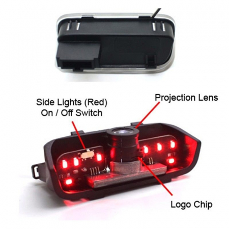 Proiectoare, Lampi & Leduri - Set 2 Logo Portiere Seat Alhambra MK2 7N - 2010-2020 - KH-ST Seat