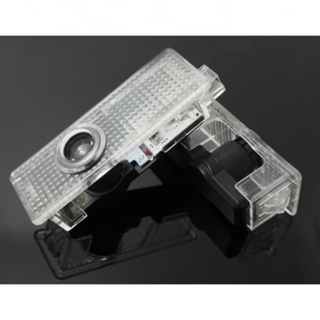 Proiectoare, Lampi & Leduri - Set 2 Proiectoare cu Logo Portiere - Dedicate BMW Seria 3, 5, 6, 7, GT, Z4 - BTLS-002001