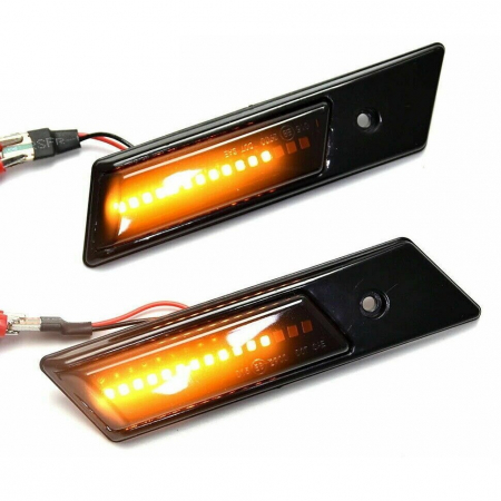 Set 2 Semnalizari Aripa LED Dinamice, Secventiale BMW E36, E32, E34, E30, E24, E28 - D0293 [3]