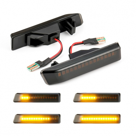 Set 2 Semnalizari Aripa LED dinamice, secventiale pentru BMW E36 Facelift, X5 E53 - D0232 [2]