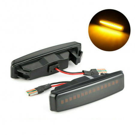 Proiectoare, Lampi & Leduri - Set 2 Semnalizari Aripa LED Dinamice Secventiale pentru BMW E39 1995-2003 - D0233