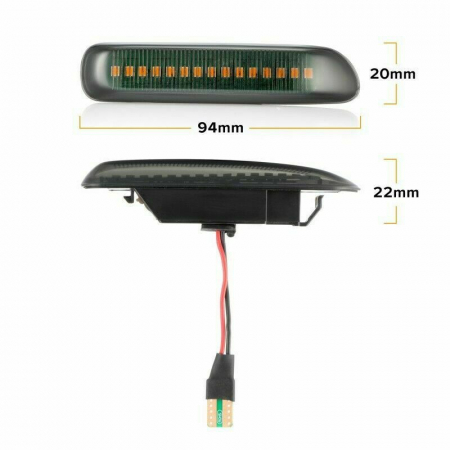 Set 2 Semnalizari Aripa LED Dinamice Secventiale pentru BMW E46, E46 Compact Non-Facelift - D0247 [4]
