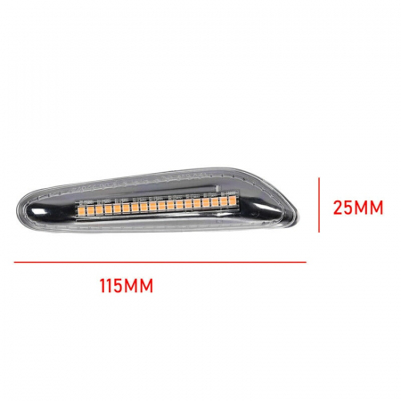 Set 2 Semnalizari Aripa LED Dinamice Secventiale pentru BMW X1 E84, X3 E83, E60, E90, E91, E92, E93, E81, E82, E88 - D0459 [3]
