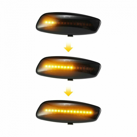 Set 2 Semnalizari Aripa LED Dinamice Secventiale pentru Citroen C3, C4, C5, DS3, DS4 - D0355-C [3]