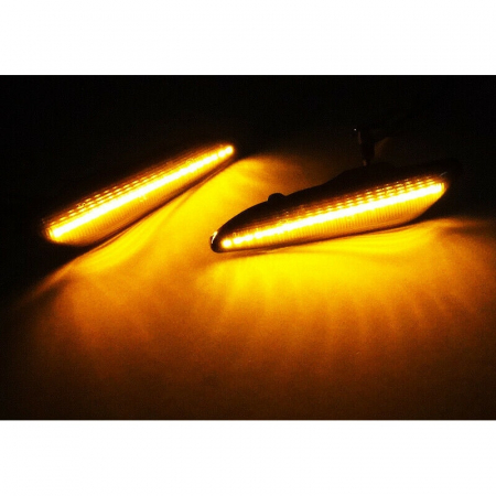 Proiectoare, Lampi & Leduri - Set 2 Semnalizari Aripa LED Dinamice Secventiale pentru Fiat Tipo - D0521