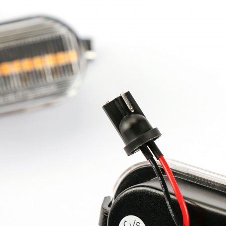 Proiectoare, Lampi & Leduri - Set 2 Semnalizari Aripa LED Dinamice, Secventiale pentru Ford Fiesta, Fusion, Galaxy, Focus 2 D0451-F