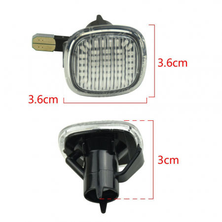 Set 2 Semnalizari Aripa LED Dinamice Secventiale pentru Audi A3, A4 B5, A8 D2 - D0385 [4]