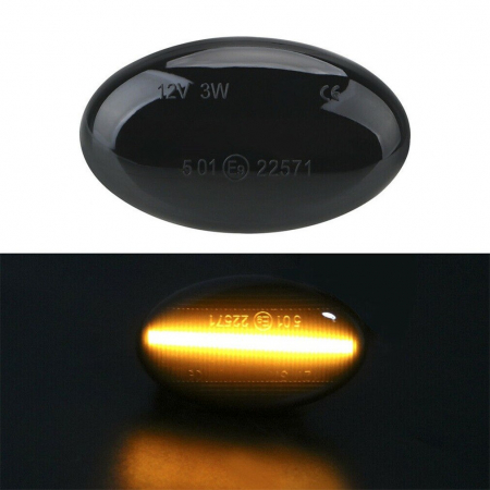 Set 2 Semnalizari Aripa LED Dinamice Secventiale pentru Smart ForTwo W450, W452 - D0341-S [2]