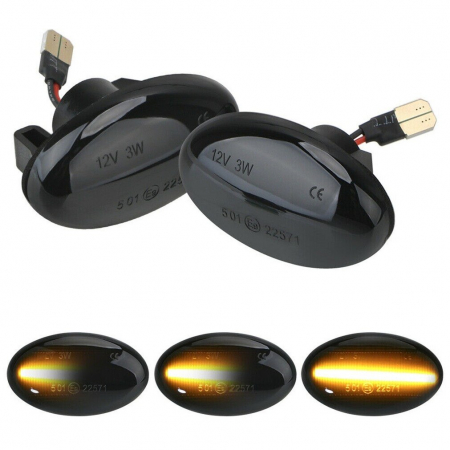 Set 2 Semnalizari Aripa LED Dinamice Secventiale pentru Smart ForTwo W450, W452 - D0341-S [4]