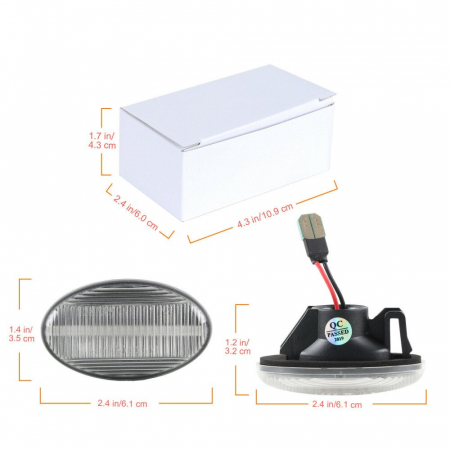 Set 2 Semnalizari Aripa LED dedicate pentru Smart ForTwo W450, W452 - BTLL-289 [1]