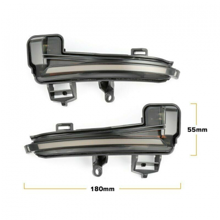 Proiectoare, Lampi & Leduri - Set 2 Semnalizari Led Oglinda Dinamice, Secventiale Skoda Superb MK3 A7 2016-2019 - D0243