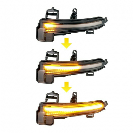Set 2 Semnalizari Led Oglinda Dinamice, Secventiale Skoda Superb MK3 A7 2016-2019 - D0243 [4]