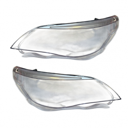 Set 2 sticle faruri cu pleoapa LED pentru BMW Seria 5 E60/E61 cu far Halogen sau Xenon (2004-2010) - HB153 [3]