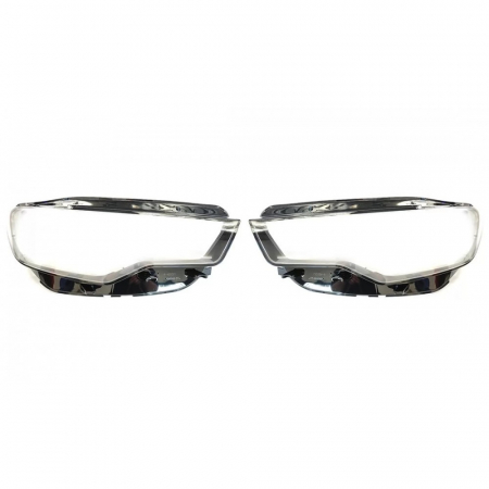 Proiectoare, Lampi & Leduri - Set 2 sticle faruri pentru Audi A6 C7 4G Non Facelift (2011 - 2015) - HA021