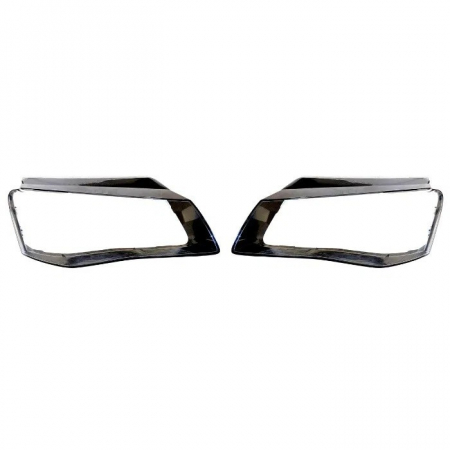 Proiectoare, Lampi & Leduri - Set 2 sticle faruri pentru Audi A8 4H D4 Non Facelift (2009 - 2013) - HA031