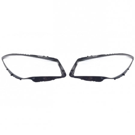 Proiectoare, Lampi & Leduri - Set 2 sticle faruri pentru Mercedes CLA W117 Facelift (2016 - 2019) - HW064