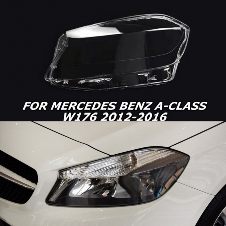 Set 2 sticle faruri pentru Mercedes CLS Coupe C218 / W218 Facelift 20 Set 2 sticle faruri pentru Mercedes A-Class W176 Non Facelift 2012 - 2015 - HW077 15 - 2018 [3]