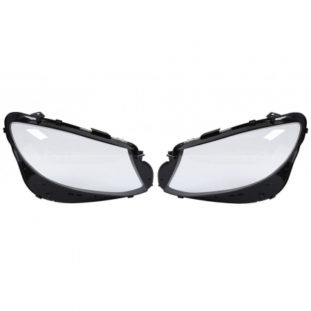 Proiectoare, Lampi & Leduri - Set 2 sticle faruri pentru Mercedes E-Class W213 Non Facelift (2016 - 2019) - HW018