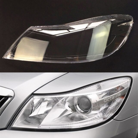 Set 2 sticle faruri pentru Skoda Octavia 2 1Z Facelift (2009 - 2013) - HS003 [3]