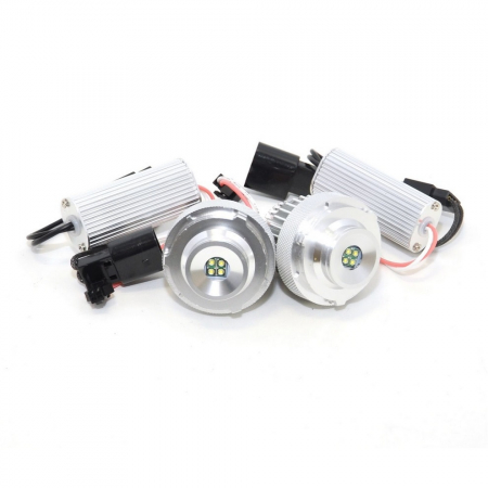 Becuri si sigurante auto - Set 2 x Led Marker Canbus 2x20w dedicat pentru angel eyes BMW E60 facelift dupa 2007 far cu lupa dar fara xenon din fabrica