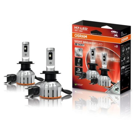 Set Becuri Auto LED – OSRAM NIGHT BREAKER H7-LED START – Omologate RAR H7 [1]