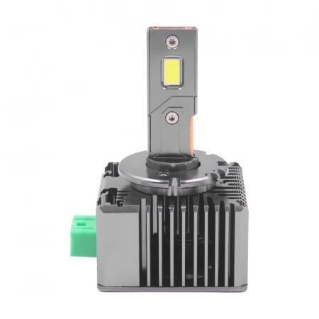 Set de 2 becuri conversie hid-led, D3S, 70W, 15000lm, CSP, Canbus, Miez Cupru, Radiator Aluminiu, Premium [2]
