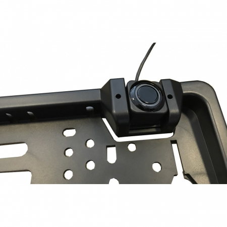 Alarme auto & Senzori de parcare - Sistem de parcare - 2 in 1 pe suport de numar cu camera de marsarier si 2 senzori de parcare incorporati CS425