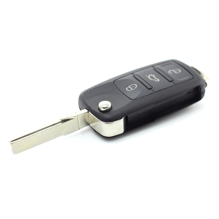 Audi A8 - Carcasă cheie tip briceag cu 3 butoane, fără buton de panică - CARGUARD [2]