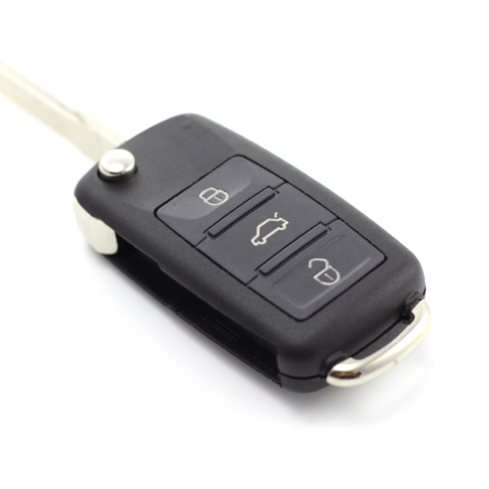 Audi A8 - Carcasă cheie tip briceag cu 3 butoane, fără buton de panică - CARGUARD [6]
