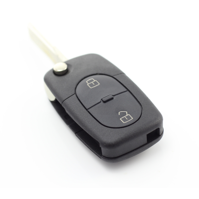Audi - Carcasă cheie tip briceag, cu 2 butoane,  - baterie 1616 - CARGUARD [8]