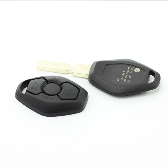 BMW - carcasă cheie cu 3 butoane și lamă cu 4 piste - calitate premium! - CARGUARD [2]