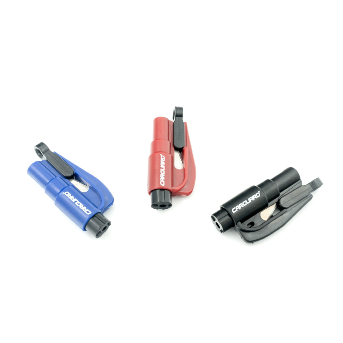 Breloc auto pentru urgențe Carguard - tăietor centură de siguranță + ciocan sparge geam [5]