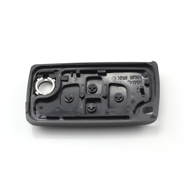 Citroen / Peugeot - Carcasa tip cheie briceag cu 4 butoane, fara suport baterie, lama tip HU83-SH4 [3]