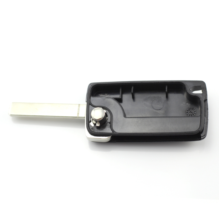 Citroen / Peugeot - Carcasa tip cheie briceag cu 4 butoane, fara suport baterie, lama tip HU83-SH4 [4]
