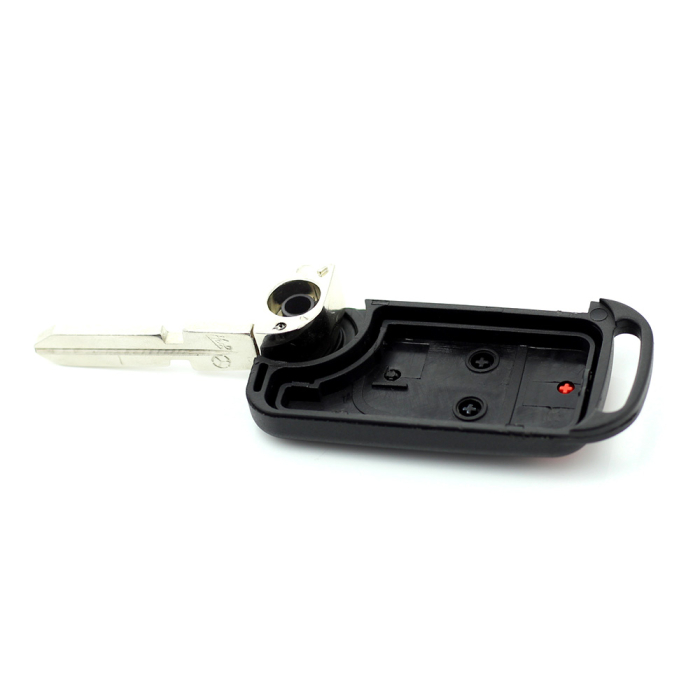 Mercedes Benz - Carcasa tip cheie briceag cu 3 butoane, buton panica, lama 4 "piste" [8]