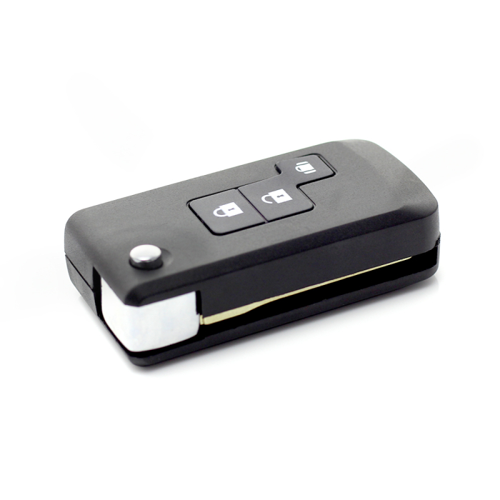 Nissan - Carcasa cheie tip briceag 2+1 butoane, model patrat (modificat) [11]