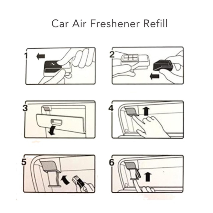 Odorizant auto original BMW Ambient Air, Amberblack Suite NO.2, pentru torpedou, compatibil BMW seriile G [5]