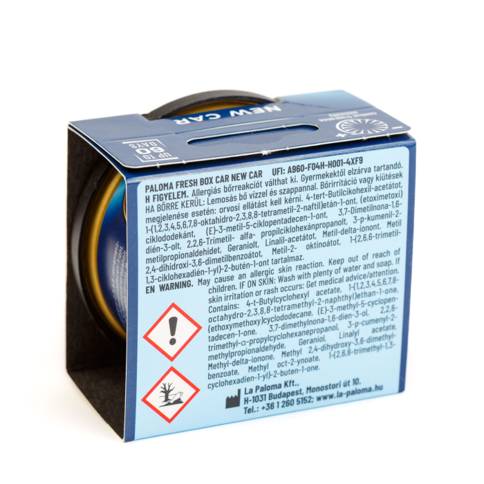 Odorizant auto Paloma Fresh Box New Car 25g [2]