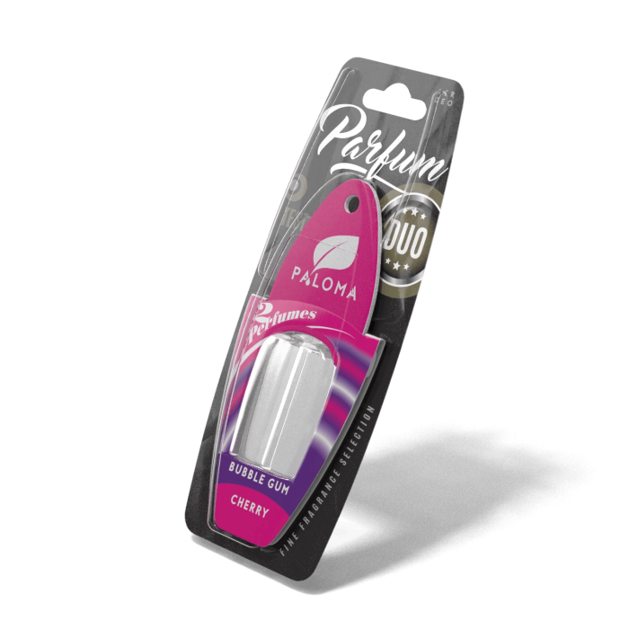 Odorizant auto Paloma Parfum DUO Cherry/Bubble Gum 2x3ml [2]