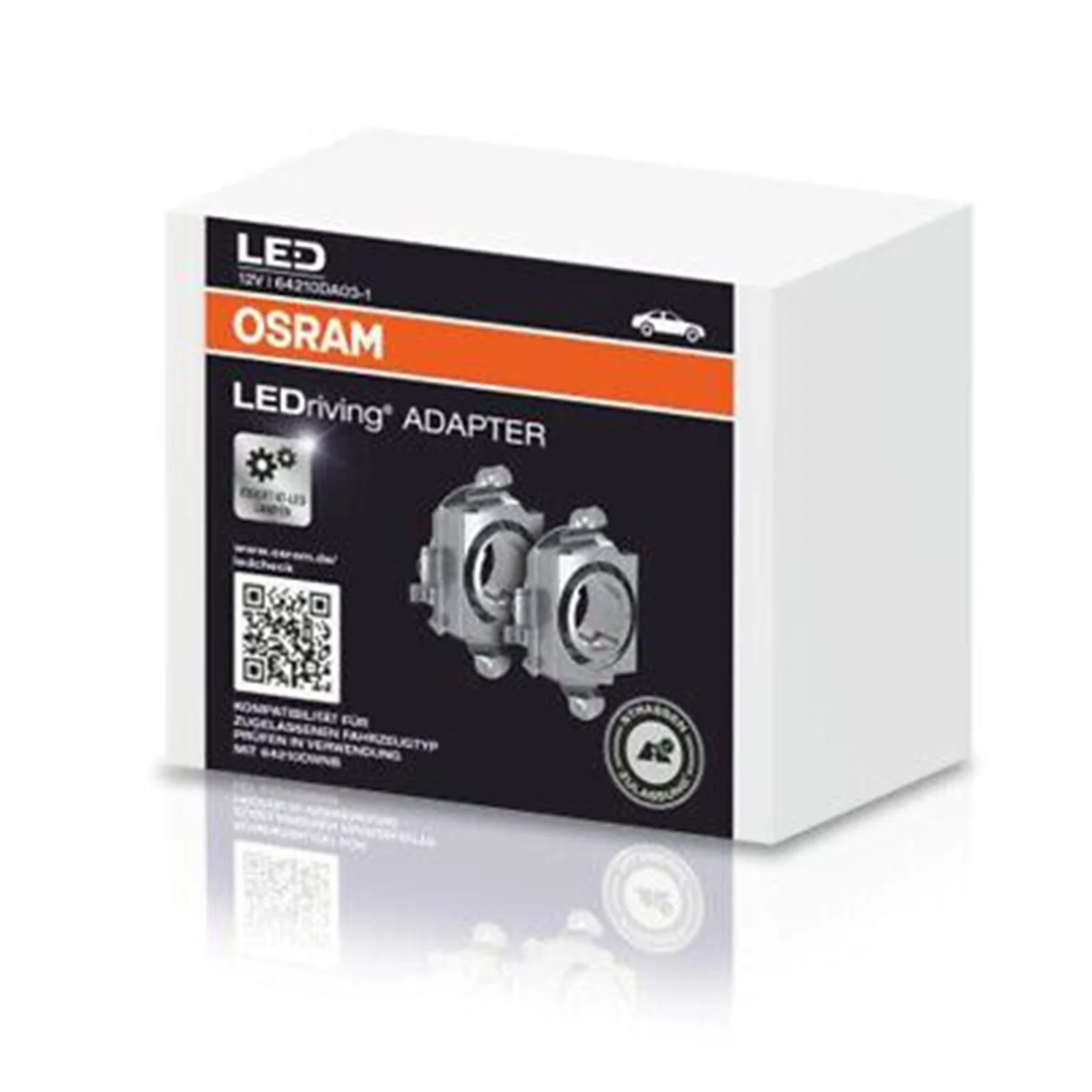 Set 2 adaptoare H7 Osram LED 64210DA03 pentru Mercedes, Opel, VW [2]