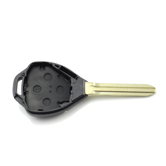 Toyota carcasa cheie 2+1 butoane cu buton rosu panica (fara logo) [3]