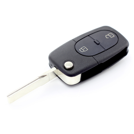 Audi - carcasă cheie tip briceag, cu 2 butoane - CARGUARD [1]