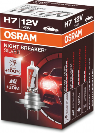 H7 - Bec H7 Osram Night Breaker Silver +100%