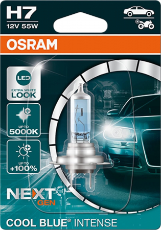 H7 - Bec halogen H7 blister 12V 55W Osram Cool Blue Intense NextGen