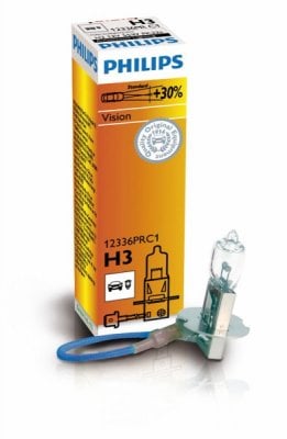 H3 - Bec incandescent PHILIPS H3 12V 55W PK22s PREMIUM 12336 PRC1