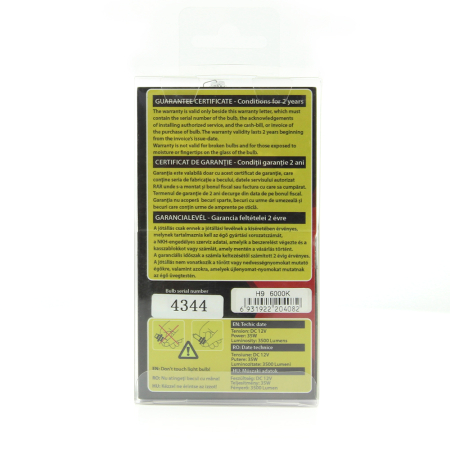 Bec xenon H9-6K - CarGuard [6]