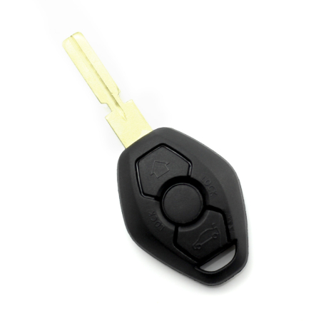 Carcase de chei OEM - BMW - carcasă cheie cu 3 butoane și lamă cu 4 piste - calitate premium! - CARGUARD