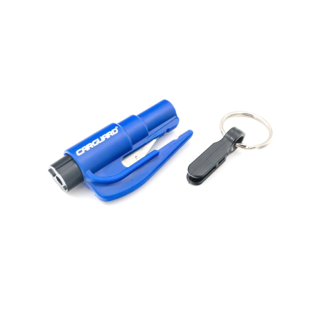 Breloc auto pentru urgențe Carguard - tăietor centură de siguranță + ciocan sparge geam [1]